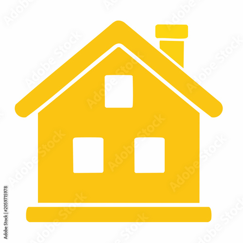 Yellow House Icon