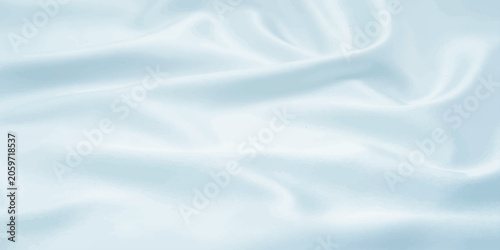 Φωτογραφία Soft, flowing folds of pale blue silk fabric create a gentle, calming texture, evoking a sense of luxury and serenity