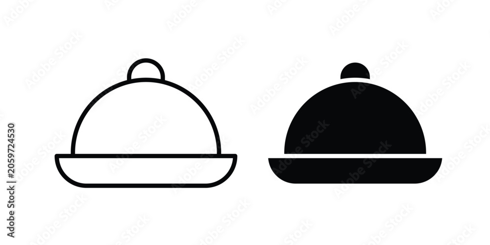 Fototapeta premium Food tray icon