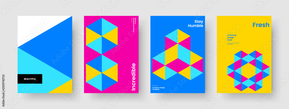 Obraz premium Abstract Report Design. Creative Banner Layout. Isolated Book Cover Template. Business Presentation. Brochure. Poster. Background. Flyer. Advertising. Brand Identity. Journal. Leaflet. Magazine