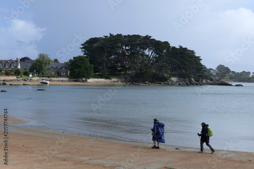 randonnée sur la plage