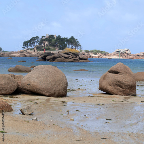 rochers sur la plage