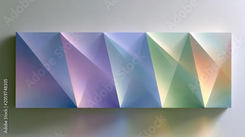Digital art piece that appears to be an abstract geometric design. it is a rectangular canvas with a white background.