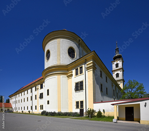 Baroque basilica and monastery of Sastin-Straze (Šaštín-Stráže), Basilica of Our Lady of Sorrows (minor basilica), one of the most important basilicas in Slovakia