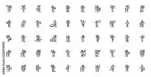 Tableau sur toile Celtic icon set