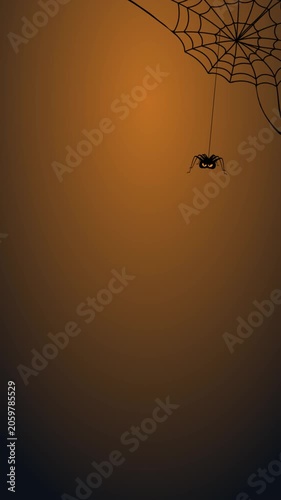 Spooky Dark Halloween Background for Social Media Stories and Posters	