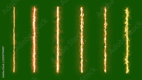 Realistic Fire and Energy Vertical Lines Effects on green screen Background Loop.
Ideal for VFX compositing, gaming effects, cinematic intros, motion graphics, and action-themed visual projects.