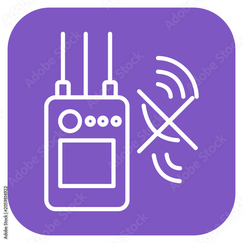 Signal Jammer Vector Icon