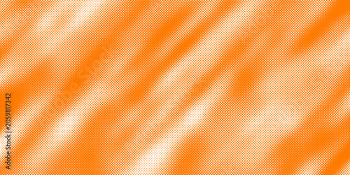 Bright Orange Dot Matrix Flowing Surface with Textured Depth creative graphic design eps10