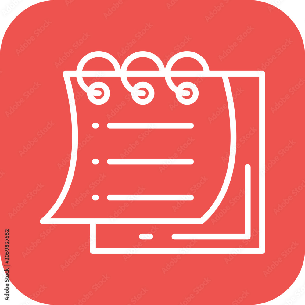 Obraz premium Notes Vector Icon