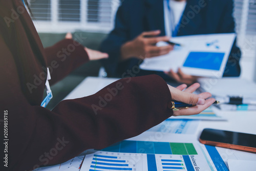 Obraz na plátně Accounting company provide finance and taxation planning for profitable cash flo