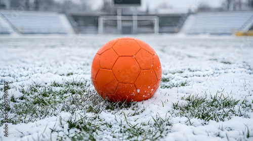 Premium quality professional soccer ball marketing tournament play art grass promotion media print backdrop concept visual perfect green sports recreation fitness action