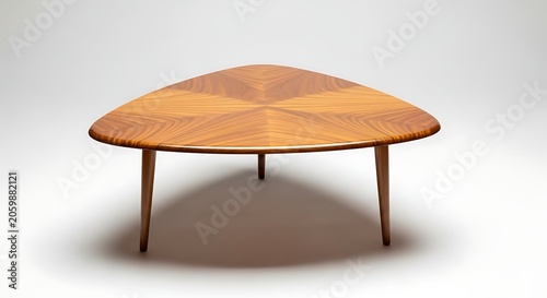 Minimalist wooden triangle coffee table with furniture triangle minimalist