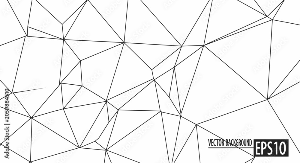 Obraz premium Abstract Geometric Network Background