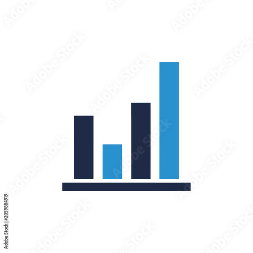 Bar chart illustrates data growth and financial performance metrics.