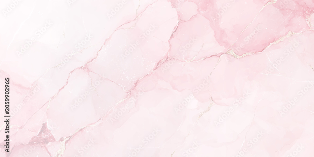 Fototapeta premium Pink marble texture background with high resolution for interior decoration, light pink marble ink abstract background, smudged soft flow liquid watercolor paint splash texture effect illustration,