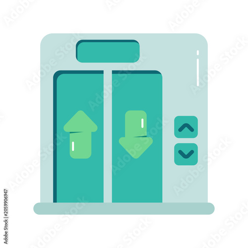 фотографія Modern design icon of lift