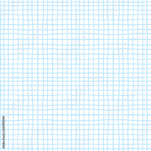 Pastel hand drawn grid pattern 