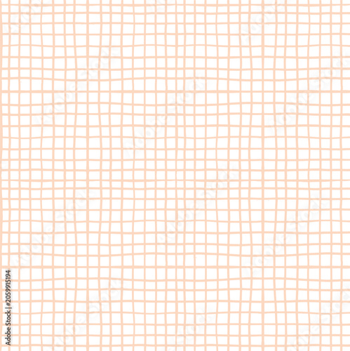 Pastel hand drawn grid pattern 