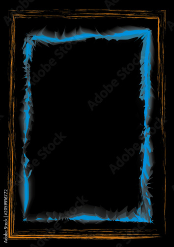 Layout Blaurahmen