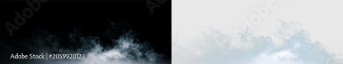 Clouds moving in the sky during daytime with a clear blue background, creating an open atmosphere for anyone watching, on a transparent background