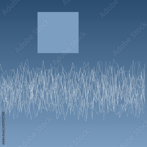 minimal topographic texture poster