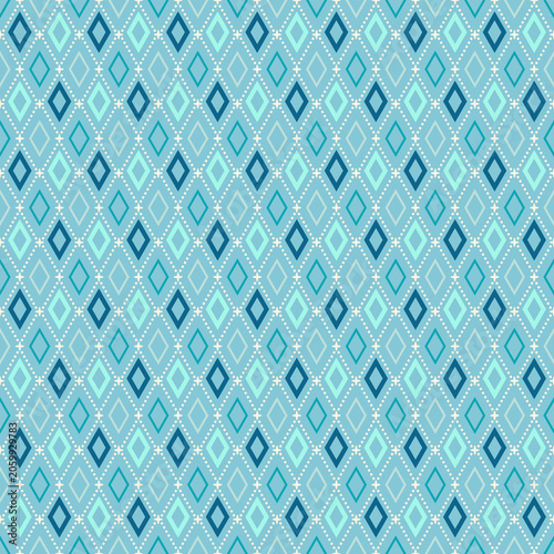 Geometric pattern background design. Colorful fabric shapes seamless pattern.