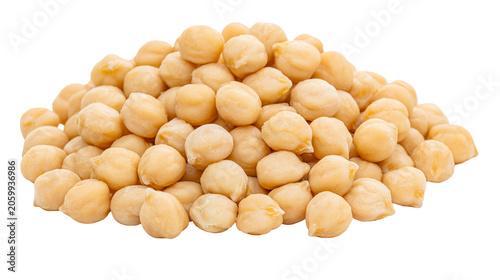 Photography Pile of dried chickpeas