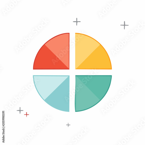 Colorful Pie Chart Icon