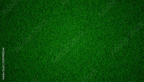 Vibrant green synthetic turf background for sports and lawn design