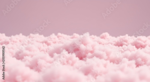 Pink Cloud Sea, Dreamy Pastel Sky Background