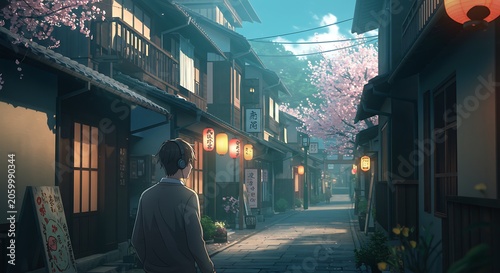 Whispers of Cherry Blossom Lane: A Digital Escape