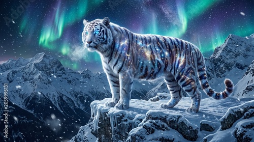 siberian tiger in snow