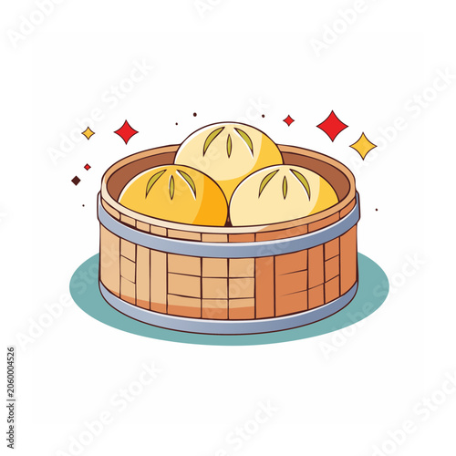 Honey jar with dipper and honeycomb illustration
