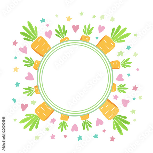 Yellow green pink mandala vector pattern