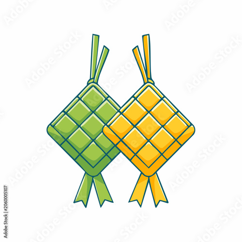 Ketupat Illustration