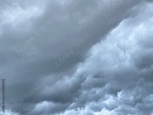 Canvas Print storm clouds time lapse