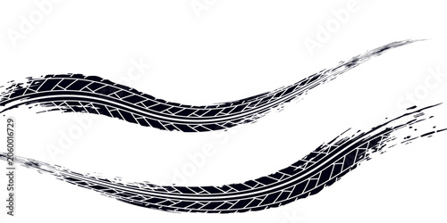 Fotografie Tire track