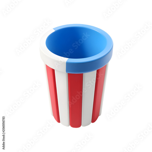 3d patriotic cup USA icon
