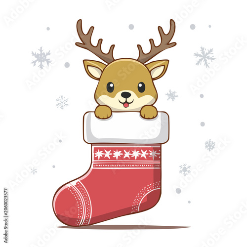 Cartoon elephant holding gift box with ribbon