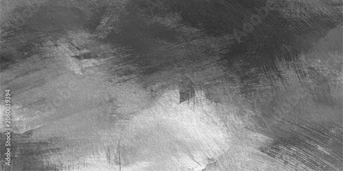 Fotografie Black and white grunge textured background with vintage concrete wall and paper