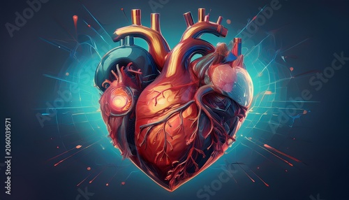 medical heart cardiology concept