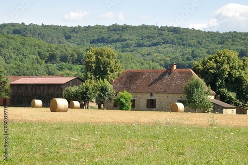 Rural landscape in Dordogne