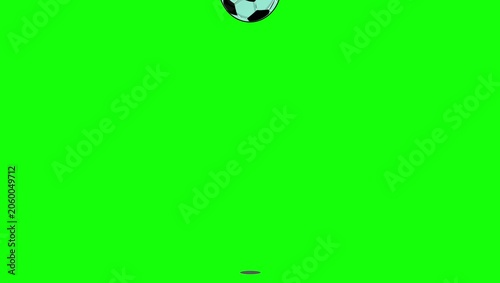 Professional Soccer Dynamic Green Screen Element