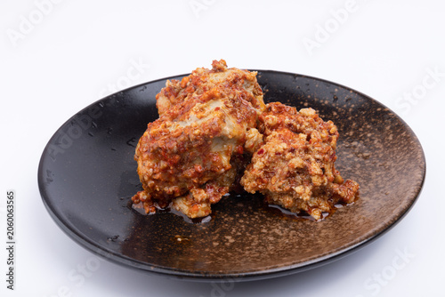 Vászonkép The Sichuan-style fermented bean curd in the dish