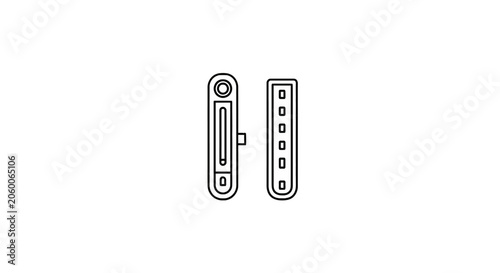 Door Latch Lock Mechanism Hardware.