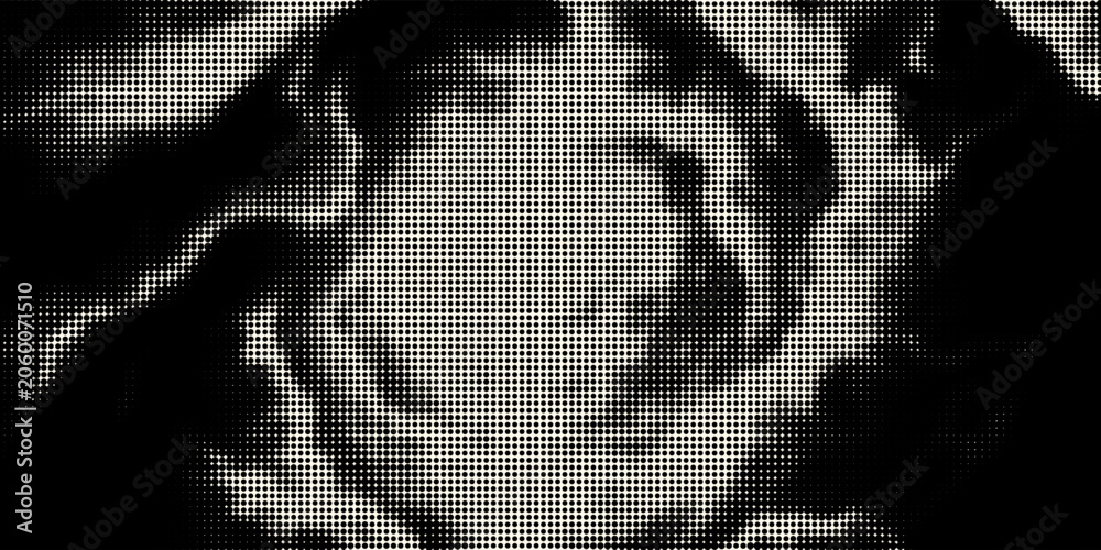 Fototapeta premium Halftone dots lightning explosion pop art comic background. Vector Illustration%09