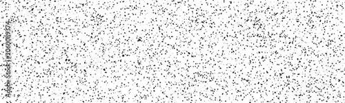 Abstract monochrome scattered particles texture. Black and gray dots texture wallpaper