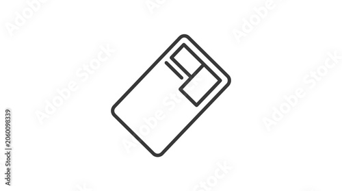 Bild auf Leinwand Referee penalty card for sports game foul and ejection.