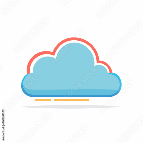 Stylized Cloud Icon
